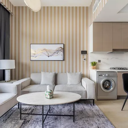 Elegant 1-Bedroom Urban Hideaway In Dubai Exterior photo